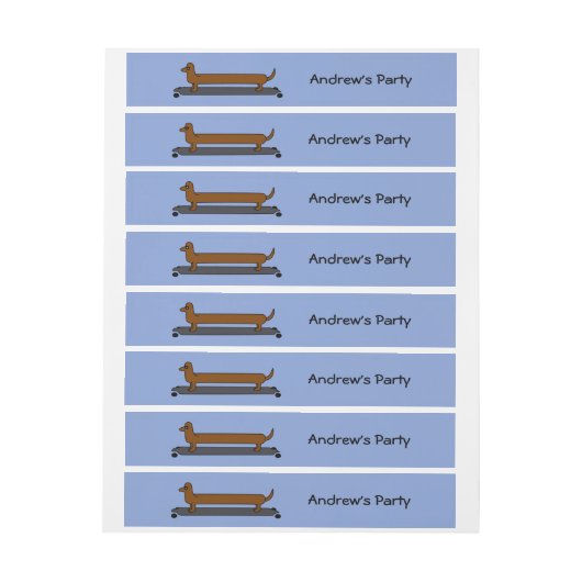 Adresetiketten voor het verpakken van hondenbont omwikkelbaar adreslabel (Vel)