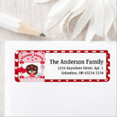 Adresetiketten voor het zoenen van Booth Valentijn Etiket (Insitu)