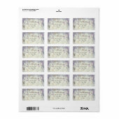 Adresetiketten voor houtwaren etiket (Full Sheet)