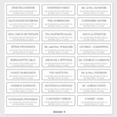 adresetiketten voor individuele mailing sticker (Vel)