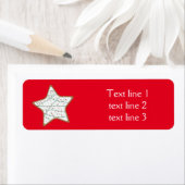 Adresetiketten voor kerstfeestdagen etiket (Insitu)