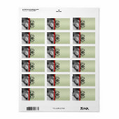 Adresetiketten voor kerstfoto's: etiket (Full Sheet)