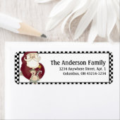 Adresetiketten voor kerstkerstkerstkerstmis (land/ etiket (Insitu)