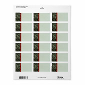 Adresetiketten voor kerstmis - etiket (Full Sheet)
