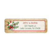  Adresetiketten voor kerstmis Etiket (Voorkant)