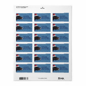 Adresetiketten voor kerstmis etiket (Full Sheet)