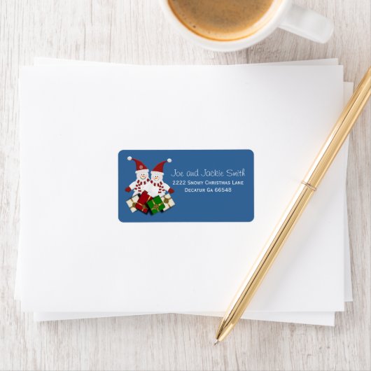 Adresetiketten voor kerstmis etiket (Insitu)