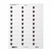 Adresetiketten voor kerstmis etiket (Full Sheet)