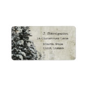 Adresetiketten voor kerstmis etiket (Voorkant)