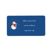 Adresetiketten voor kerstmis etiket (Voorkant)