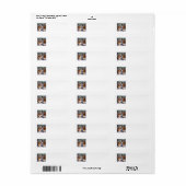 Adresetiketten voor kerstmis etiket (Full Sheet)