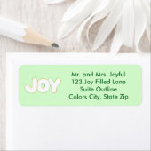 Adresetiketten voor kleurrijke Word-schets Etiket (Insitu)