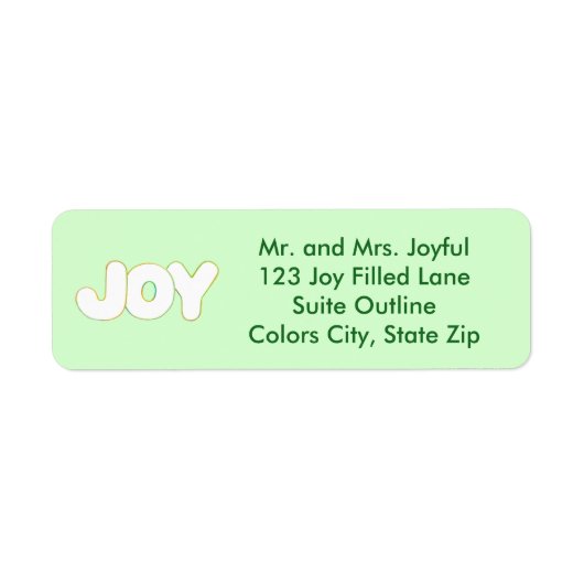 Adresetiketten voor kleurrijke Word-schets Etiket (Voorkant)