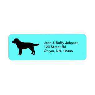 Adresetiketten voor labrador Retriever Etiket