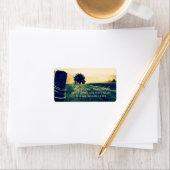 Adresetiketten voor landenveldomheining etiket (Insitu)