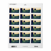 Adresetiketten voor landenveldomheining etiket (Full Sheet)