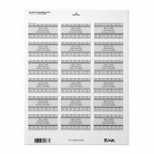 Adresetiketten voor landkaarten etiket (Full Sheet)