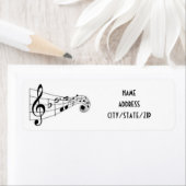 Adresetiketten VOOR MUSISCHE OPMERKINGEN Etiket (Insitu)