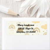 Adresetiketten voor regenboog etiket (Insitu)