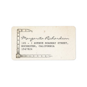 adresetiketten voor schepen en kabels etiket