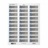 Adresetiketten voor verzend-mails etiket (Full Sheet)