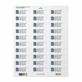 Adresetiketten voor verzend-mails etiket (Full Sheet)