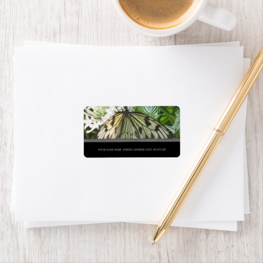 Adresetiketten voor vlinders etiket (Insitu)