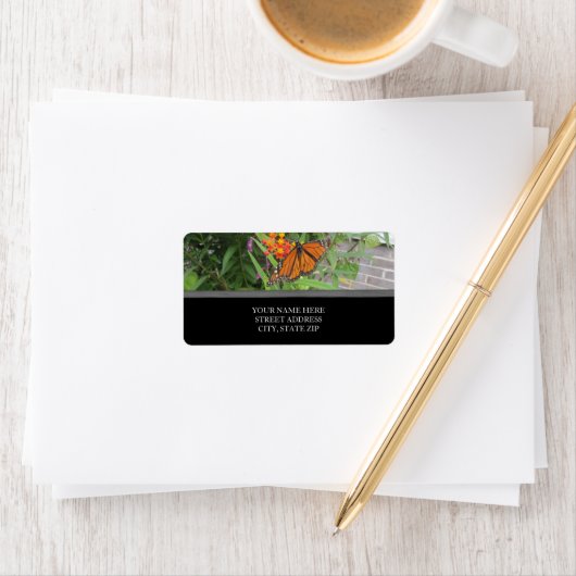 Adresetiketten voor vlinders etiket (Insitu)