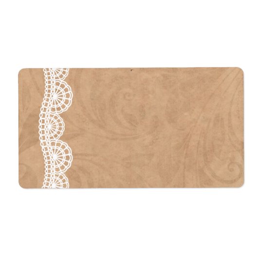  Adresetiketten voor weddenschappen met lage kant Etiket (Voorkant)