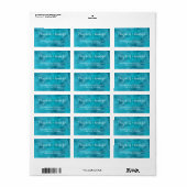 Adresetiketten waterverf Romance Etiket (Full Sheet)
