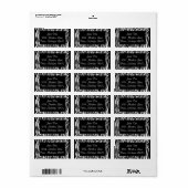 Adresetiketten/Zebrastripes Etiket (Full Sheet)