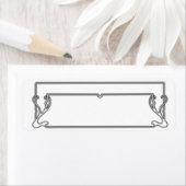 Adresetiketten zwart-wit Nieuw-Lijst Etiket (Insitu)