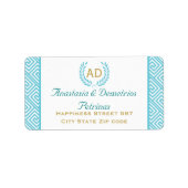 Adreslabel aanvraag etiket (Voorkant)