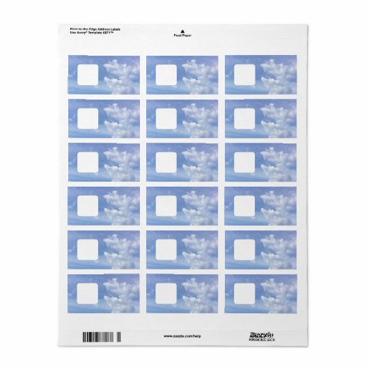 Adreslabel ART&DESIGN STIJL Etiket (Full Sheet)