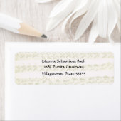 adreslabel Bach Partita Etiket (Insitu)