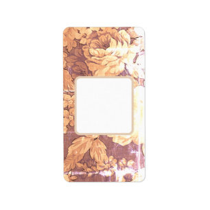 Adreslabel BLOEMKUNST EN ONTWERPSTIJL Etiket