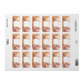 Adreslabel BLOEMKUNST EN ONTWERPSTIJL Etiket (Full Sheet)