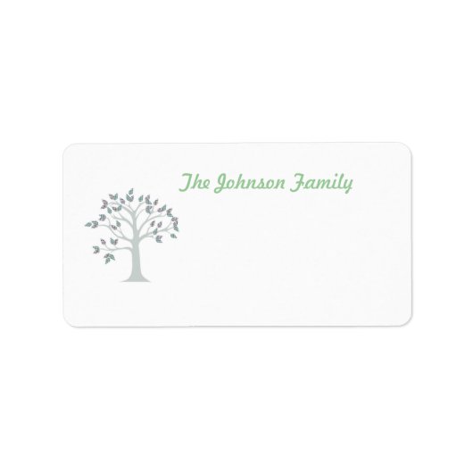 Adreslabel Etiket (Voorkant)