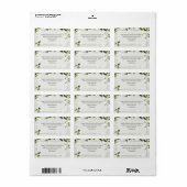 adreslabel etiket (Full Sheet)