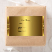 Adreslabel Goud Op Goud Etiket (Insitu)