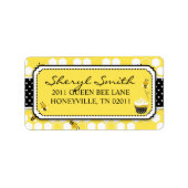 Adreslabel hommel etiket (Voorkant)