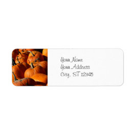 Adreslabel pompoenen etiket