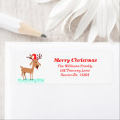 Adreslabel rendier etiket (Insitu)