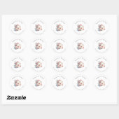 Adreslabel, Ronde adreslabel, Envelope Mail Sticker (Vel)