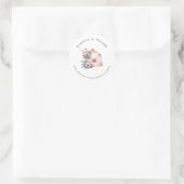 Adreslabel, Ronde adreslabel, Envelope Mail Sticker (Tas)