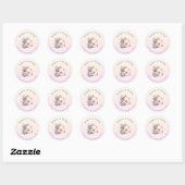 Adreslabel, Ronde adreslabel, Envelope Mail Sticker (Vel)