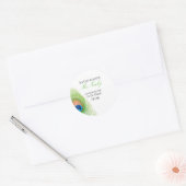 Adreslabel Ronde Sticker (Envelop)