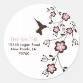 Adreslabel Ronde Sticker (Voorkant)