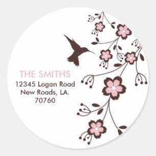 Adreslabel Ronde Sticker