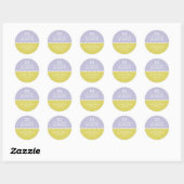 Adreslabel Ronde Sticker (Vel)